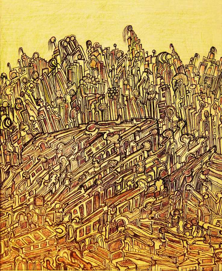 De gijzelaars, 2006 — Pen on paper by Izet Shabani