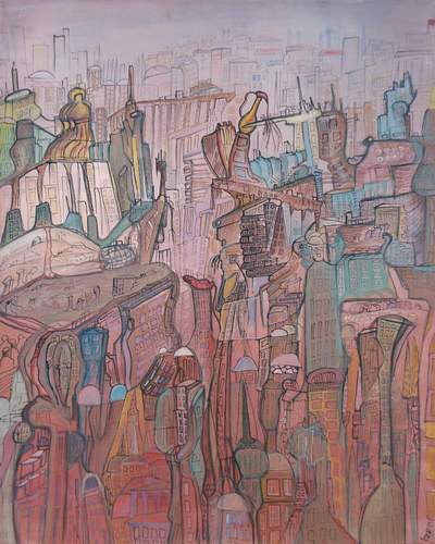 Amputation, 1999 — Oil on canvas by Izet Shabani
